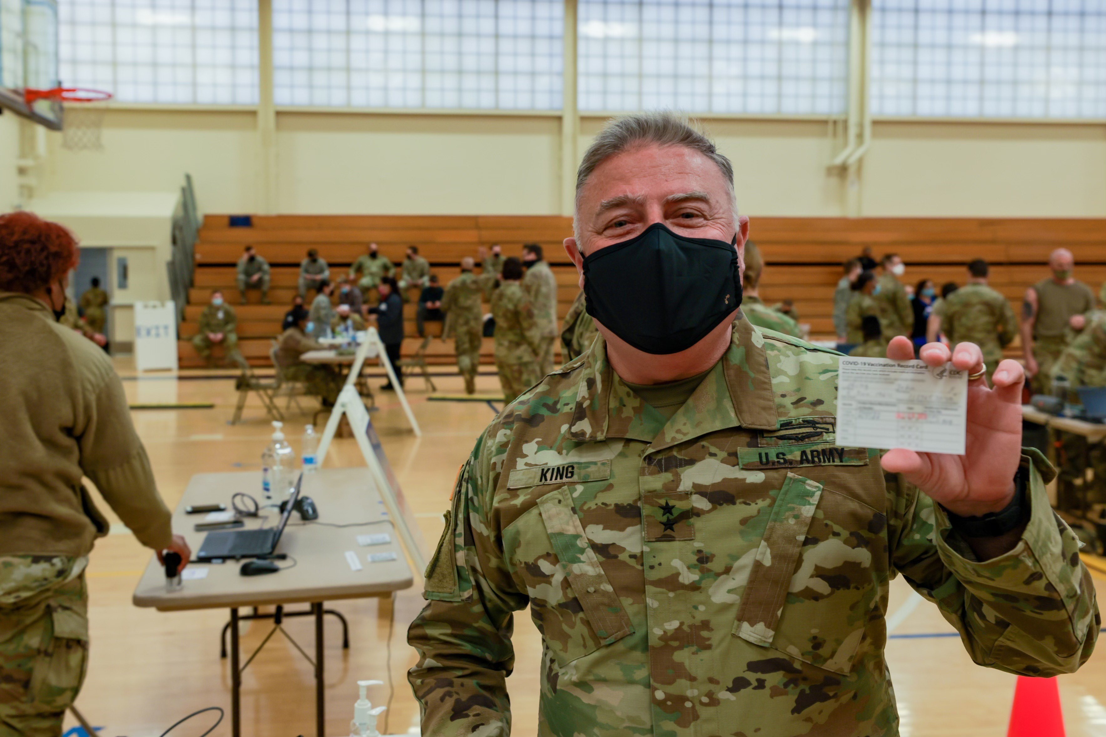 Commissioner King Receives COVID19 Vaccine Office of the